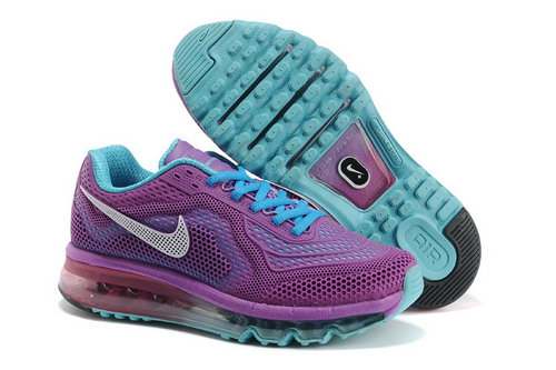 Womens Nike Air Max 2014 Purple Blue White Factory